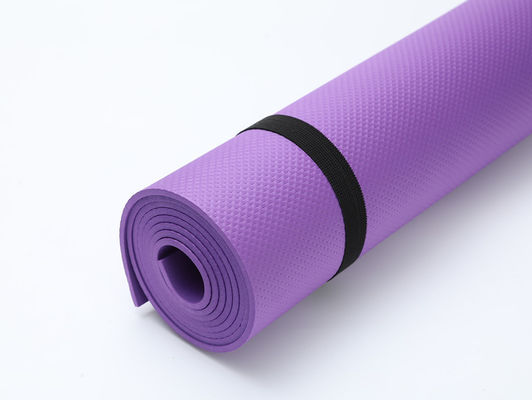 Durable EVA Yoga Mat , Thick 6mm Anti Skid Yoga Mat with Position Line