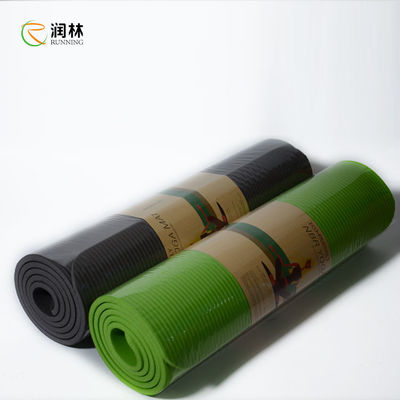 single layer 15mm NBR Yoga Mat For Home Workout Floor Gym