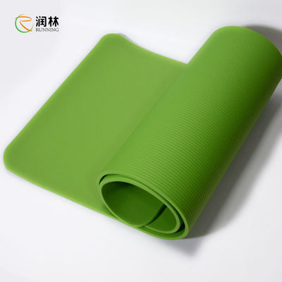 Recyclable 10mm NBR Yoga Mat Eco Friendly Water Resistant