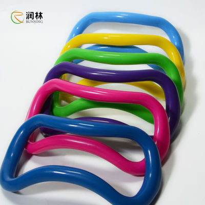 Multiple Colors 11.5*23cm Yoga Fitness Ring with Safety anti slip handle