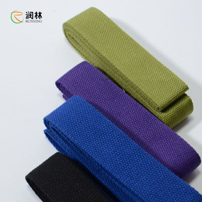 Loop D-Ring Polyester Cotton Yoga Strap Stretches Adjustable Durable