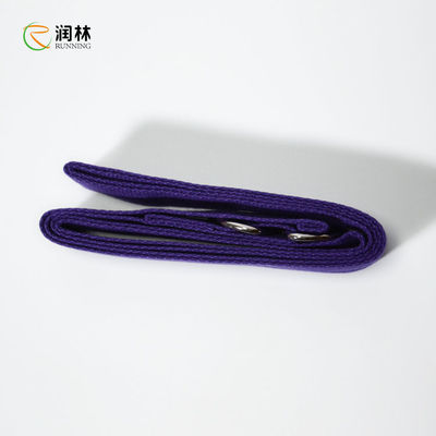 Loop D-Ring Polyester Cotton Yoga Strap Stretches Adjustable Durable