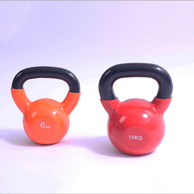 High Quality custom cast iron Ready to Ship Home Fitness Equipment Competition kettlebell 20kg Pesas Rusas