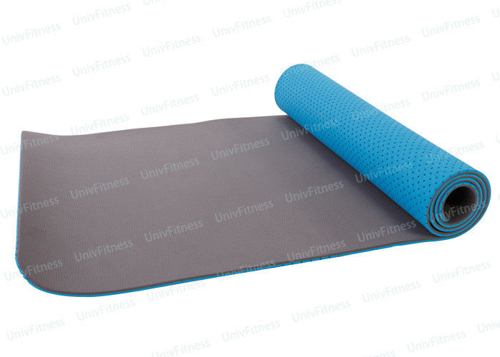 Breathe Thick Padded Yoga Mat 6mm Thick With Designs Mesh Hole