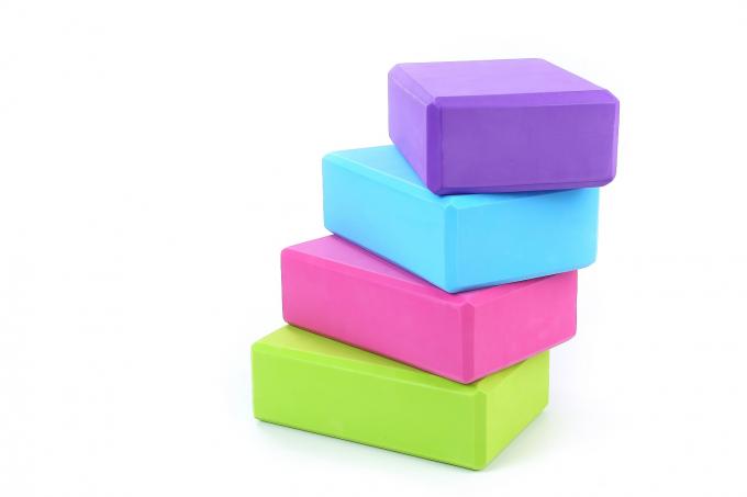 Custom Recycled Yoga Block Pure Color Balance And Support Improve Strength 2