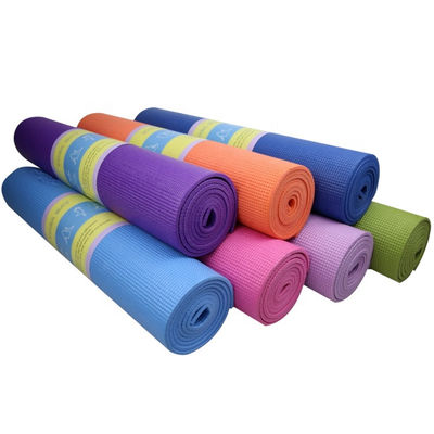 odorless 15mm TPE Exercise Mat OEM Printed Logo easy clean