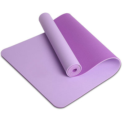 10mm TPE Yoga Mat 8mm 6mm Printed Logo With Travel Bag