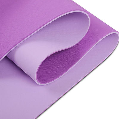 10mm TPE Yoga Mat 8mm 6mm Printed Logo With Travel Bag