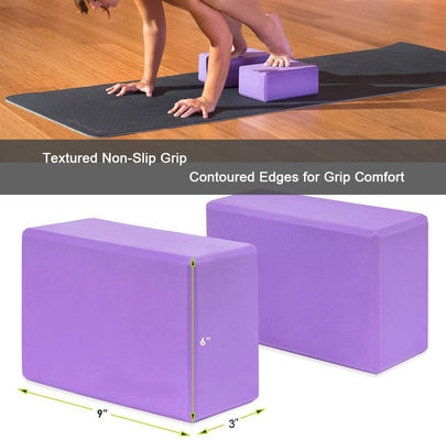Soft 250g EVA Yoga Block multiple Color For Home Gymnastics