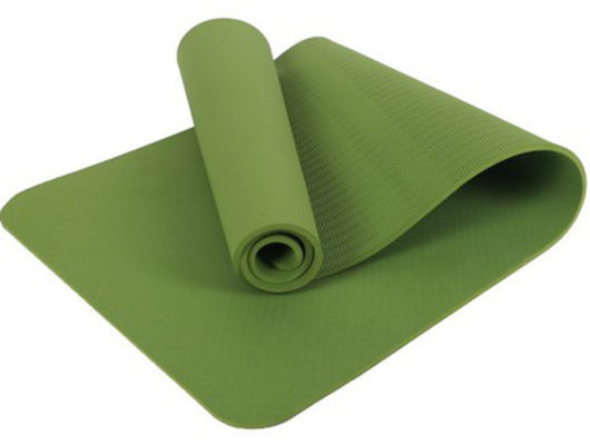 6mm TPE Fitness Yoga Mat Crack Resistance for home exercising