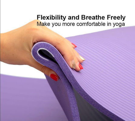Moisture Resistant NBR Yoga Mat , 25mm foam Cushion Mat For Exercise