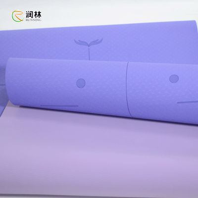 TPE High Density Workout Mat single layer Natural Odorless