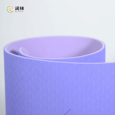 Floor Exercises 8mm Xl Yoga Mat TPE Material With Strap