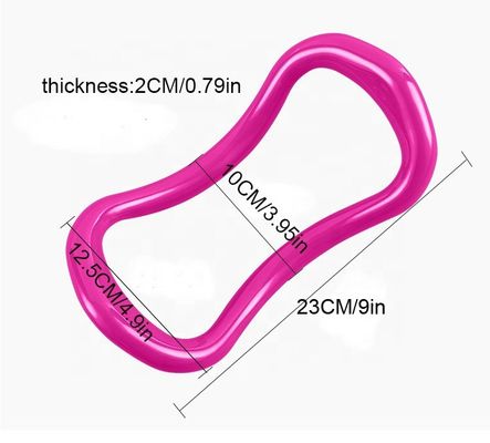 Embossed Logo Pilates Circle Ring 11.5*23cm For Back And Leg Pain