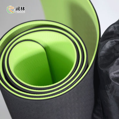 6mm Fitness Yoga Mat , TPE Yoga Mat Eco Friendly for Pilates