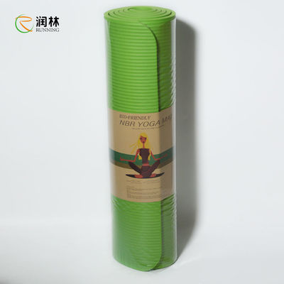 Soft Material NBR Fitness Yoga Mat , OEM ODM Pilates Floor Mats