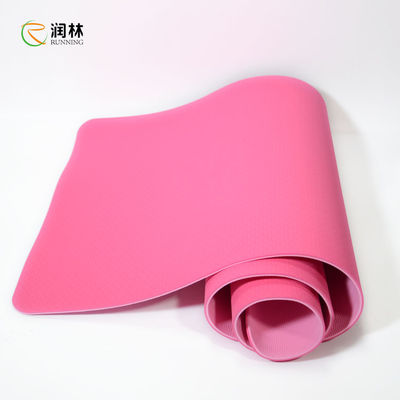 Non Slip Eco TPE Fitness And Athletics Yoga Mat For Home Gym SGS Certification