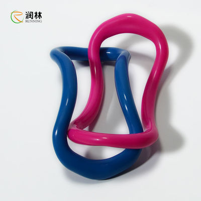 Multiple Colors 11.5*23cm Yoga Fitness Ring with Safety anti slip handle