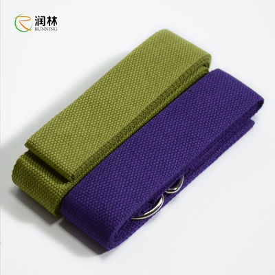 Multi Loop 250cm Yoga Strap Stretches For Beginners Heavy Duty Polyester Cotton