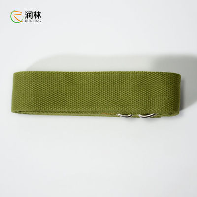General Fitness Yoga Straps With Loops Durable Polyester Cotton Material