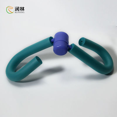 Green PVC Leg Muscle Trainer , SGS Thigh Muscle Exercise Equipment