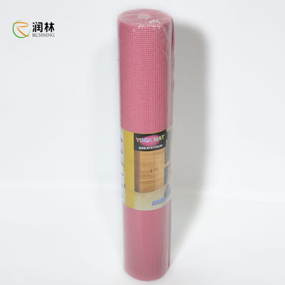 Textured Non Slip PVC Fitness Mat Superb Resilience SGS Certified