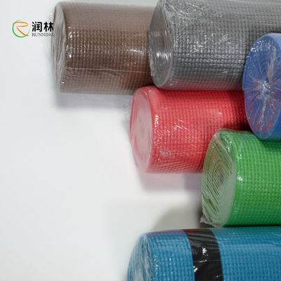 Textured Non Slip PVC Fitness Mat Superb Resilience SGS Certified