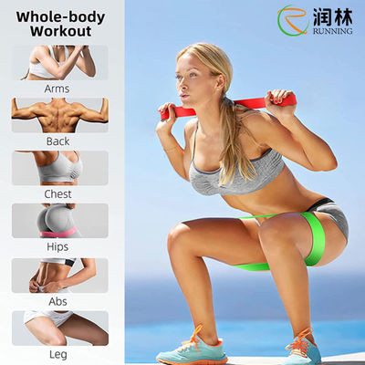 100% Natural Latex Stretch Exercise Workout Bands