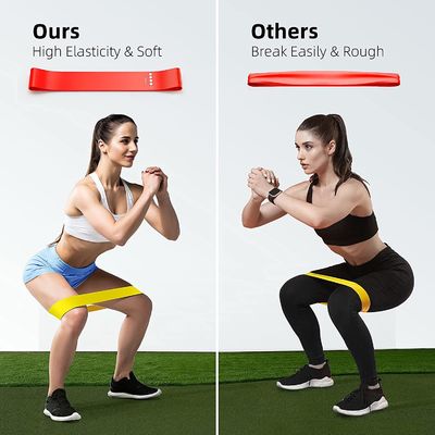 100% Natural Latex Stretch Exercise Workout Bands