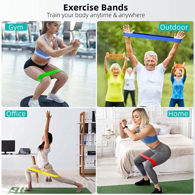 100% Natural Latex Stretch Exercise Workout Bands