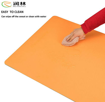 Running Eco Friendly Textures Surface TPE Yoga Mat For Indoor Outdoor Exercise