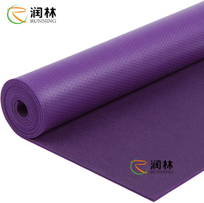 GYM Exercise Single Layer PVC Yoga Mat Foldable Eco Friendly Colorful