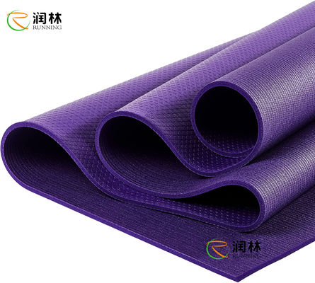 GYM Exercise Single Layer PVC Yoga Mat Foldable Eco Friendly Colorful