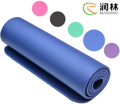 Comfort Foam 10mm NBR Anti Slip Yoga Mat For Pilates Exercise