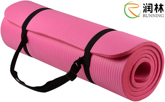 1/2 Inch Extra Thick High Density Anti Tear Exercise Yoga Mat with Carrying Strap