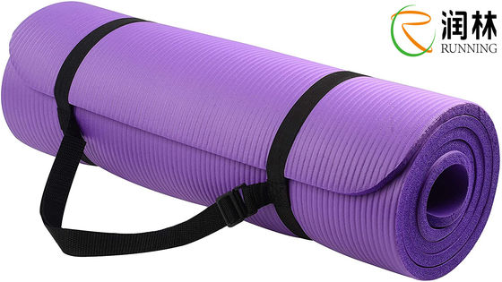 1/2 Inch Extra Thick High Density Anti Tear Exercise Yoga Mat with Carrying Strap