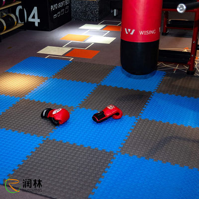 Home Gym EVA Foam Fitness Floor Mat Durable Interlocking Customized Size