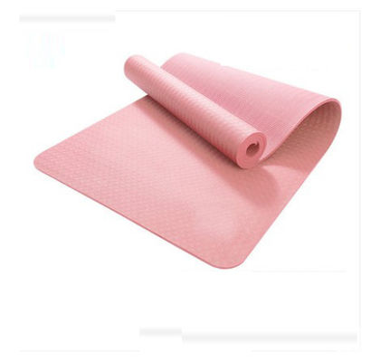 Home Gym 4 Color Anti Slip Custom Tpe Yoga Mat 4-10mm Double Body Building