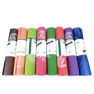 Eco Friendly Custom Printing PVC Yoga Mat Wear Resistant