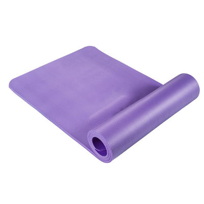 High Elastic NBR Thick Anti Slip Yoga Mat Light Weight 10mm Large For Women
