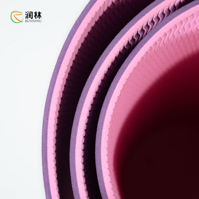 Women Men TPE Material Yoga Mat Double Sided Non Slip With Strap