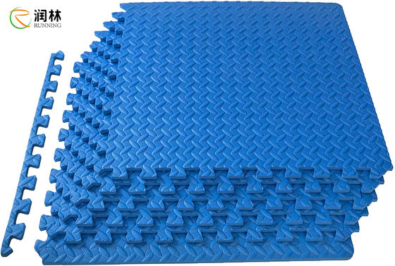 Puzzle Exercise Gym Floor Mat Foam Interlocking 60*60 Cm