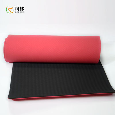 Pilates Fitness TPE Yoga Mat Anti Tear Non Slip with Alignment Marks
