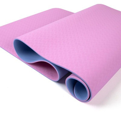 OEM TPE Yoga Mat Recyclable Eco Friendly 4mm 6mm 8mm 10mm 183cm