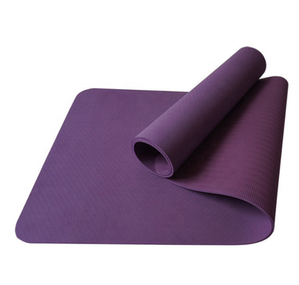 Outdoor Travel Tpe Yoga Mat With Custom Printing / Color / Thickness / Logo