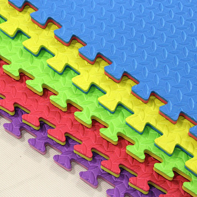 Puzzle S Interlocking Fitness Floor Tile 20mm Foam Tatami Pattern Eva Mat 60x60
