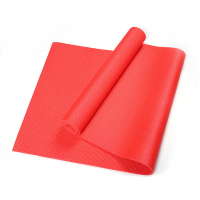 Gym Custom Print PVC Yoga Mat 3mm 4mm 5mm 6mm 8mm Thick With Carry Strap