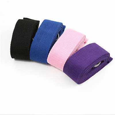 Polyester Cotton Yoga Strap Belt Stretching Non Toxic