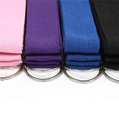 Polyester Cotton Yoga Strap Belt Stretching Non Toxic