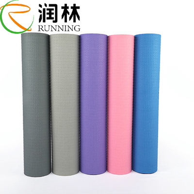 Cuboid Anti Tears 4mm TPE Pvc Yoga Mat For Gymnastics Pilates